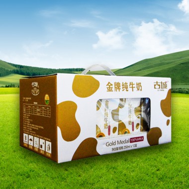 金牌纯牛奶