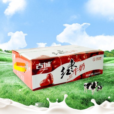 220ml古城枕装红枣奶